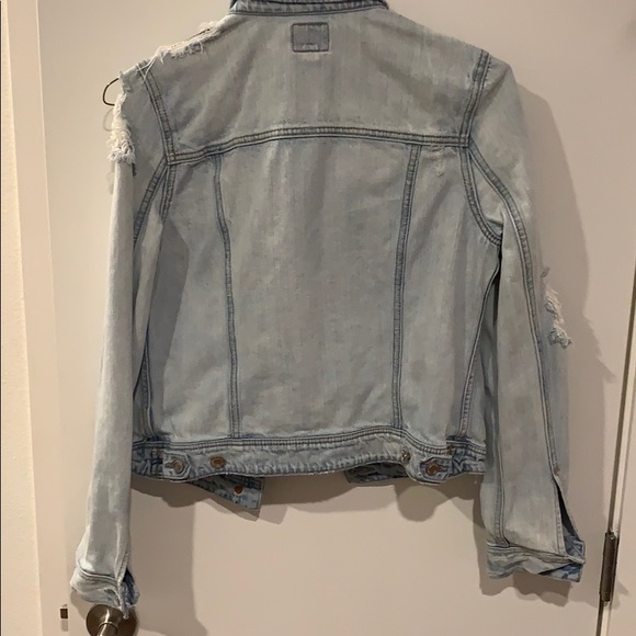 Distressed jean jacket - Picture 2 of 2